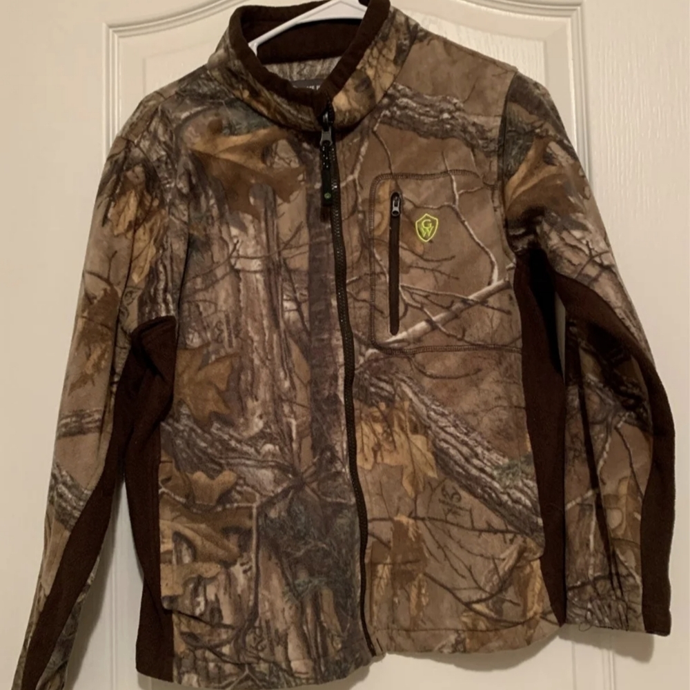 Boys L Game Winner Camo Jacket